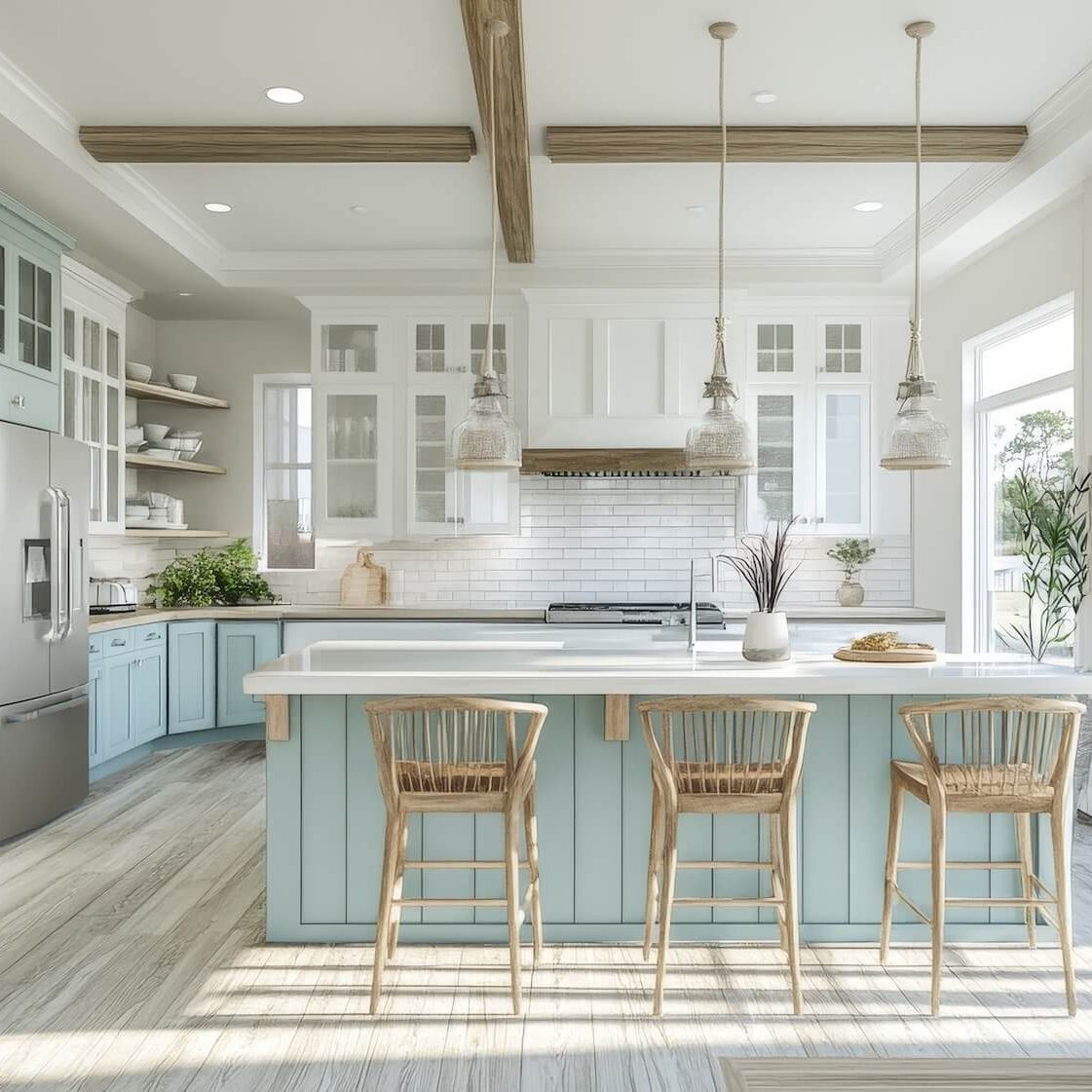 professionally refinished kitchen cabinets in fort myers home