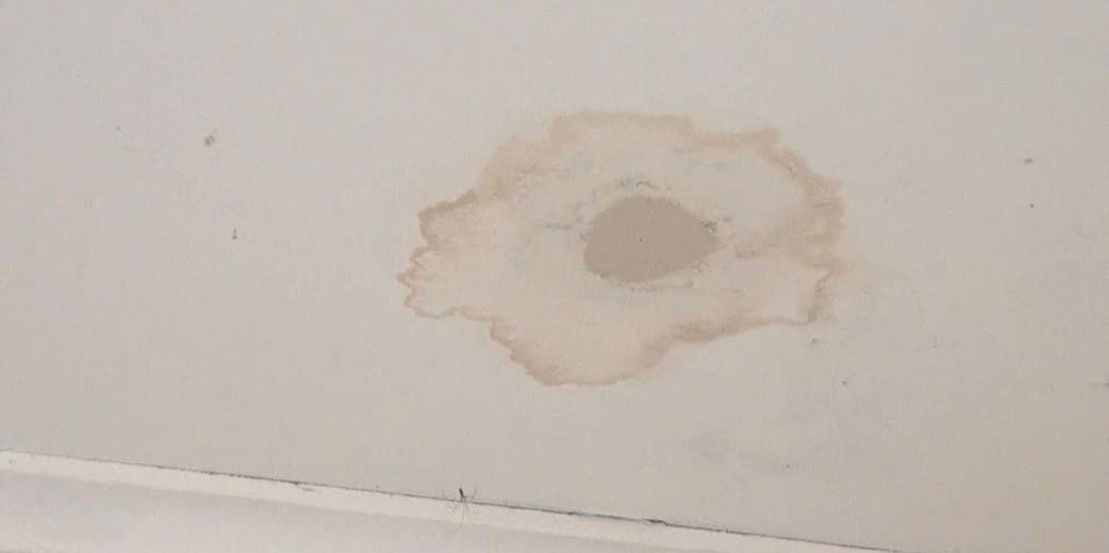 how to fix water damaged walls before painting